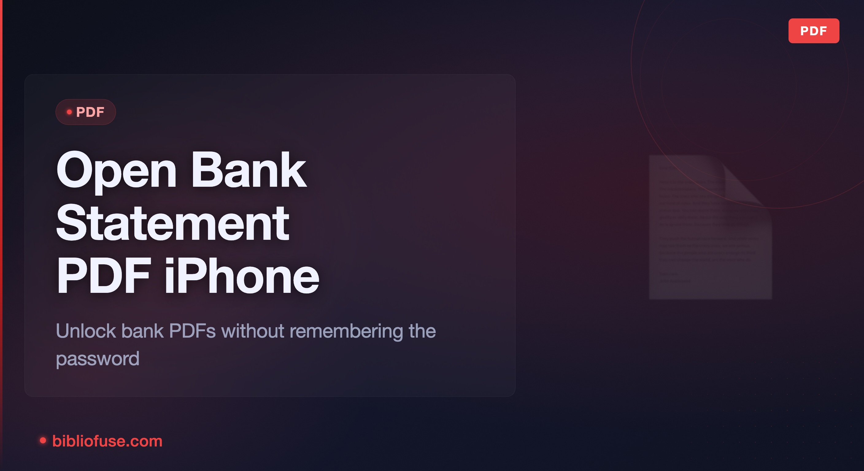 Cara Membuka PDF Penyata Bank Berkata Laluan di iPhone